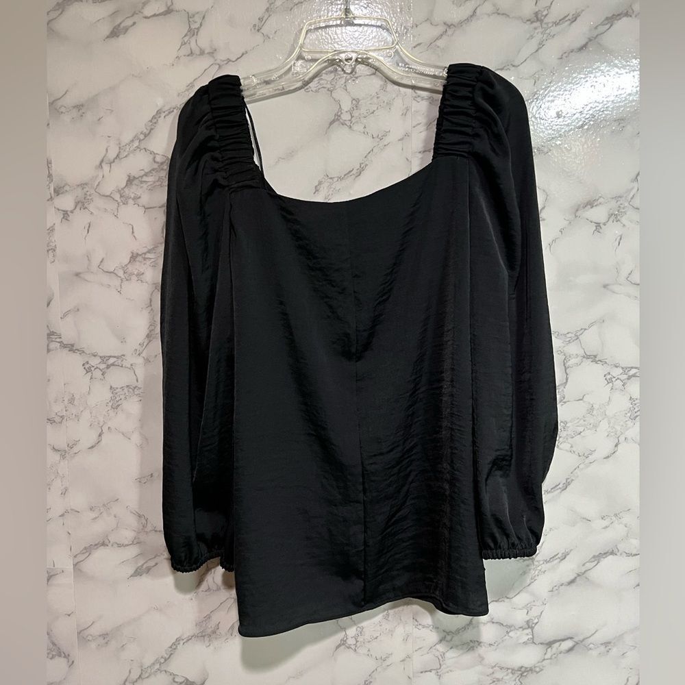 VINCE CAMUTO Three-Quarter Puff Sleeve Top Size S - Picture 10 of 11